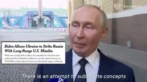 Putin in September: If Ukraine uses U.S. long-range missiles to strike Russia