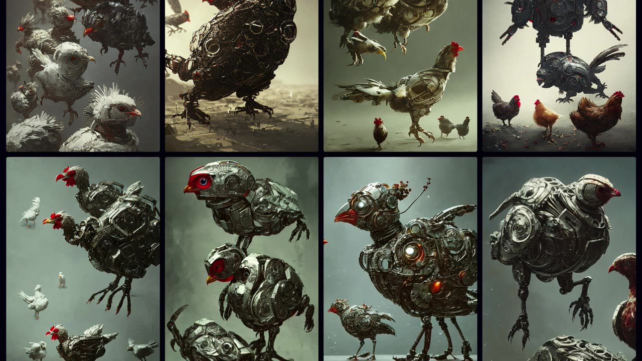 ROBOT CHICKENS AND ROBOTS AND CHICKENS [4K]