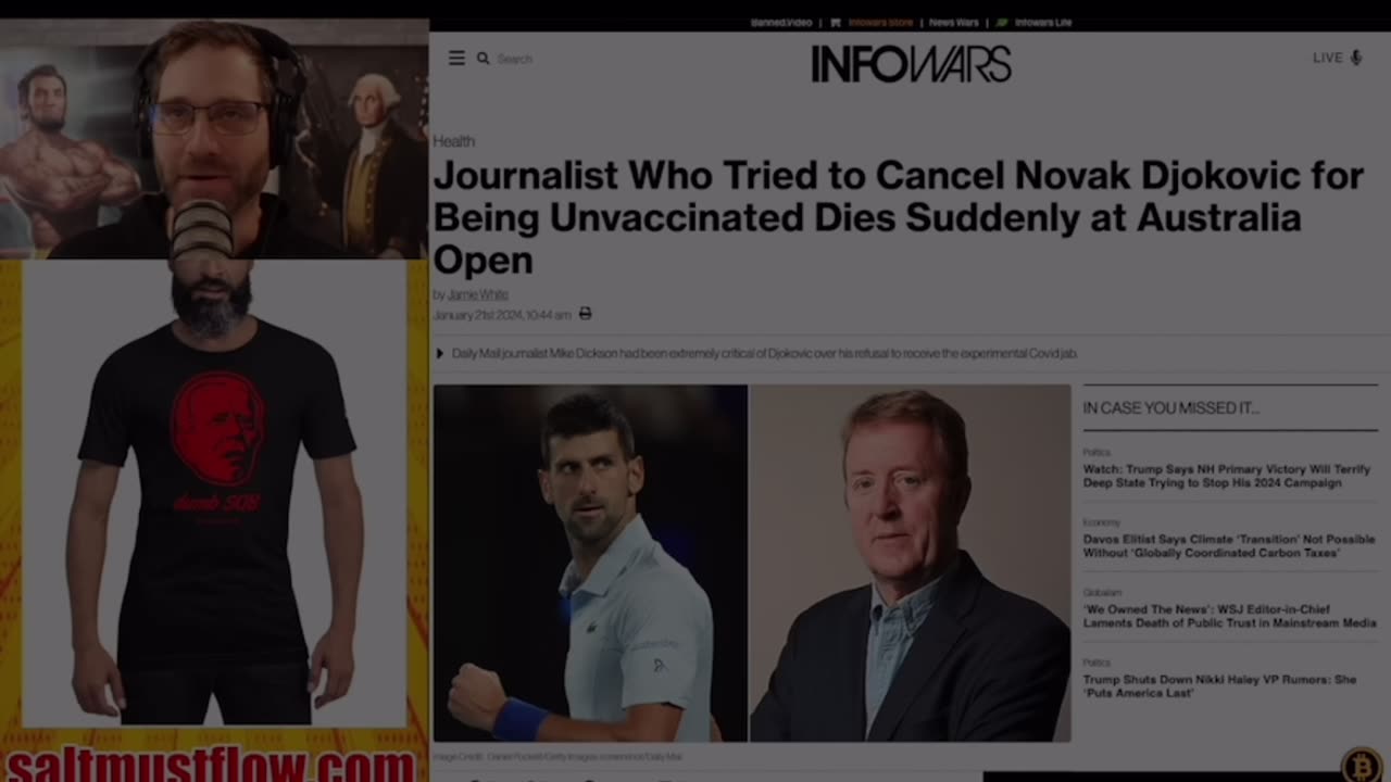 Reporter Who Attacked Novak Djokovic for Being Unaxxed Dies