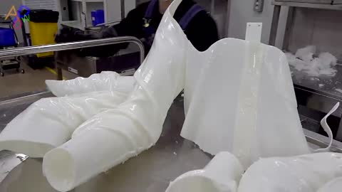 Human Robot Mass Production Process with New 3D Printer Factory in Korea