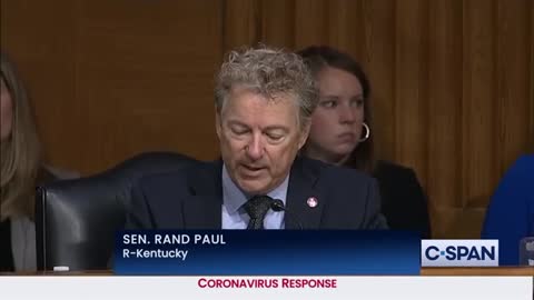 Heated Exchange between Sen. Rand Paul & Dr. Anthony Fauci on Vaccines and Royalties