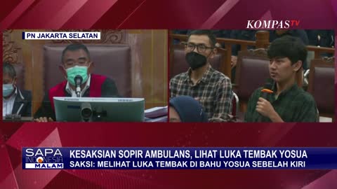 Sopir Ambulans Mengaku Sempat Lihat Luka Tembak Yosua di Dada Sebelah Kiri!