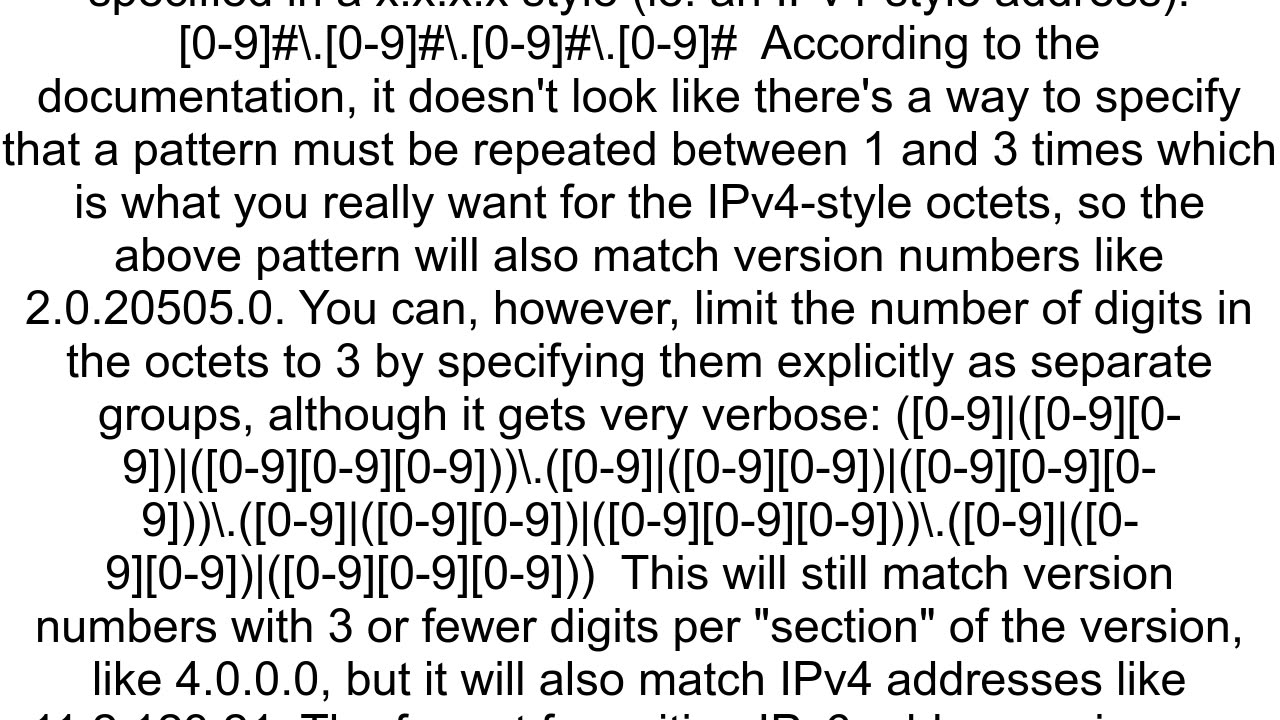 Finding hardcoded IP addresses using Visual Studio 2010 39Find in Files39 utility CtrlShiftF