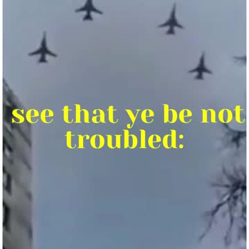 Jesus Said... And ye shall hear of wars and rumours of wars: