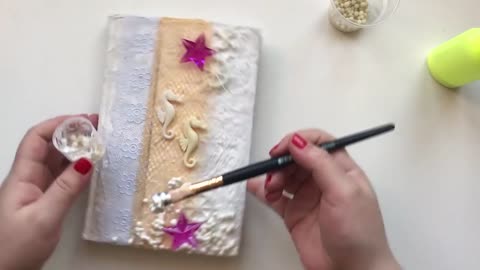 DIY notebook decor