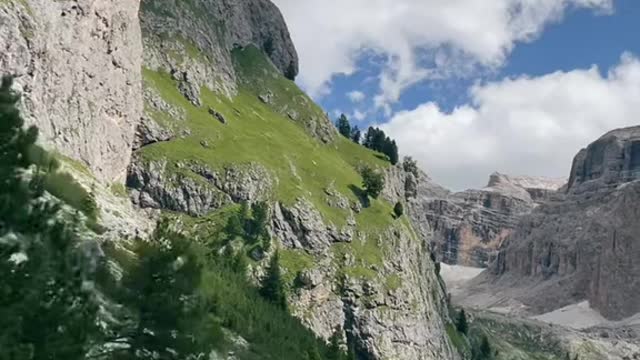 Journey among in mountains of Italy