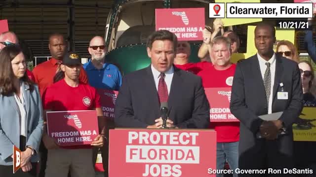 DeSantis Calls On Lawmakers To Ban J4b Mandates