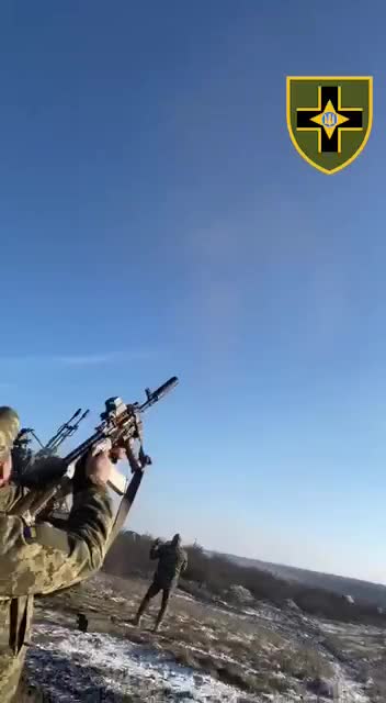 Ukrainian AAA Unit Shoots Down Russian Drone