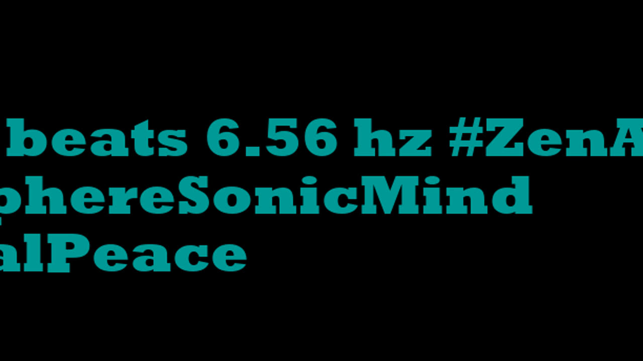 binaural_beats_6.56hz_SoothingSounds AudioSpherePeace ASMR