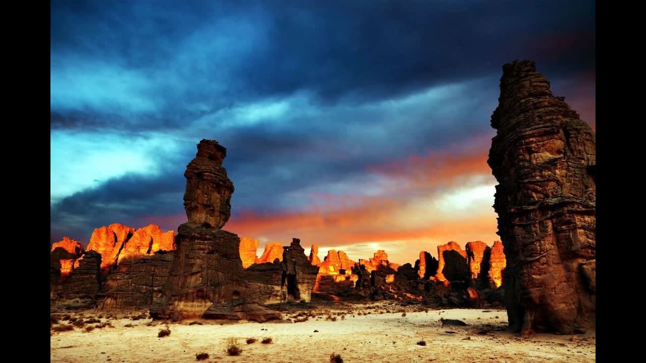 Our realm is made of melted buildings