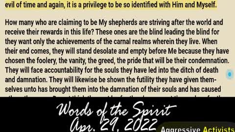 Words of the Spirit | Apr 30 2022