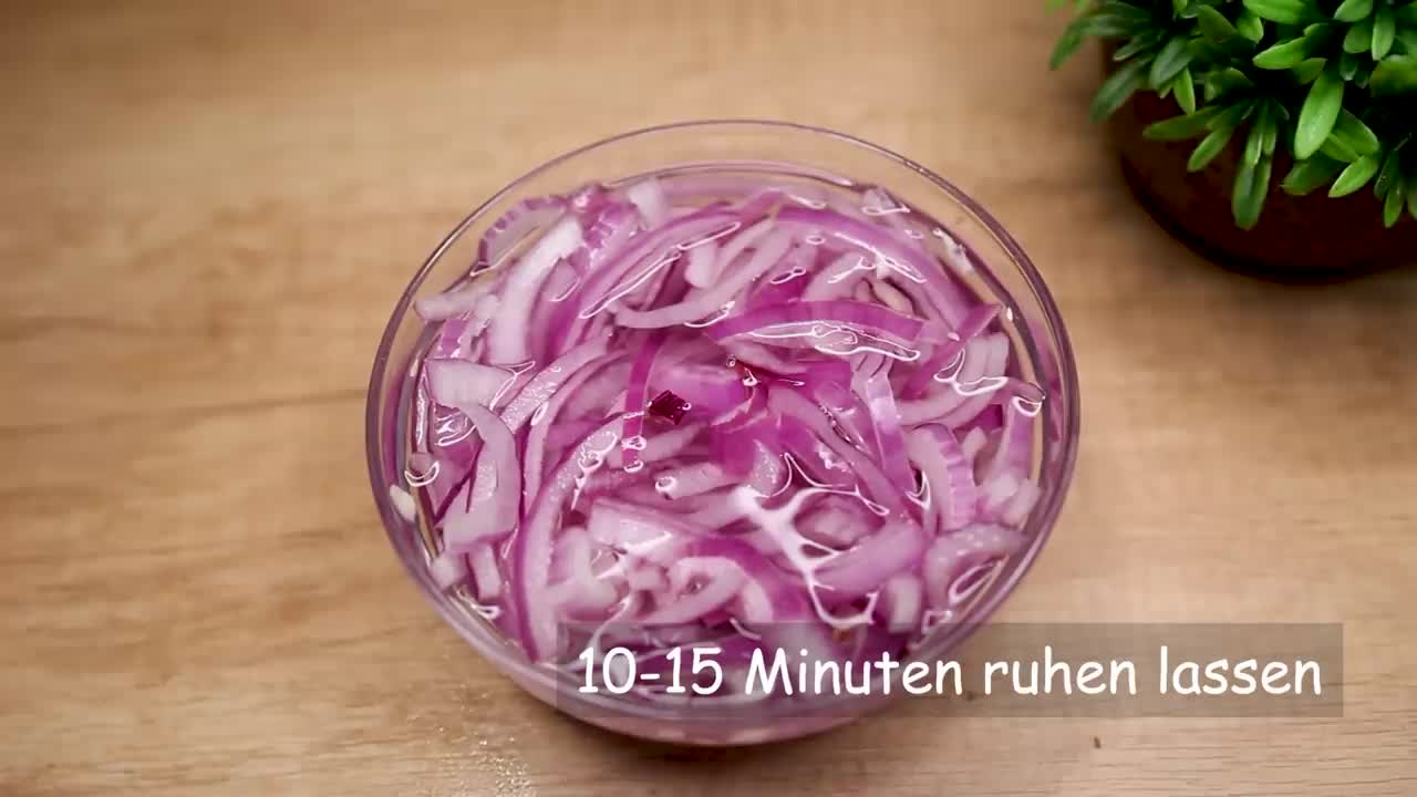 Der leckerste deutsche Salat! Ich werde nie müde werden, diesen Salat zu essen!