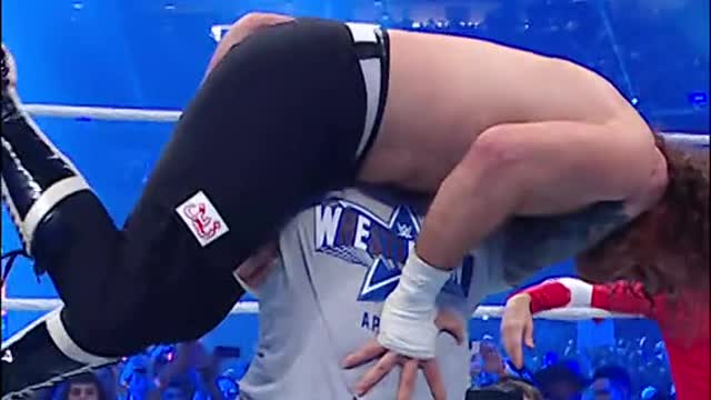 HE SLAMMED HIM!