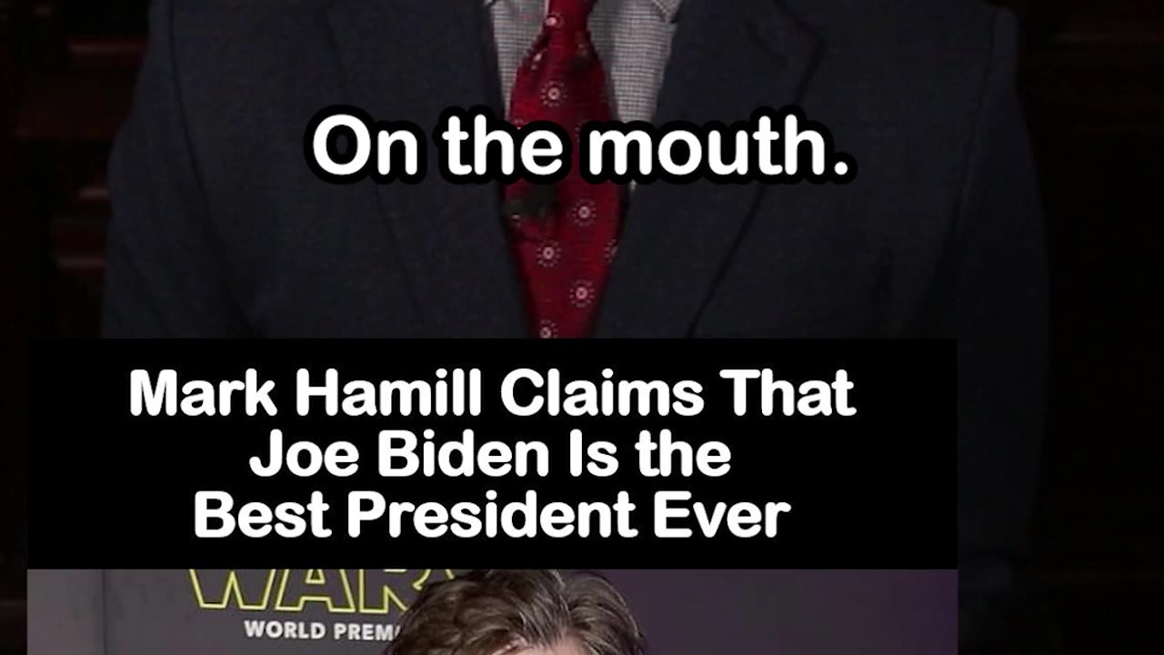 Mark Hamill Claims That Joe Biden Is the Best President Ever