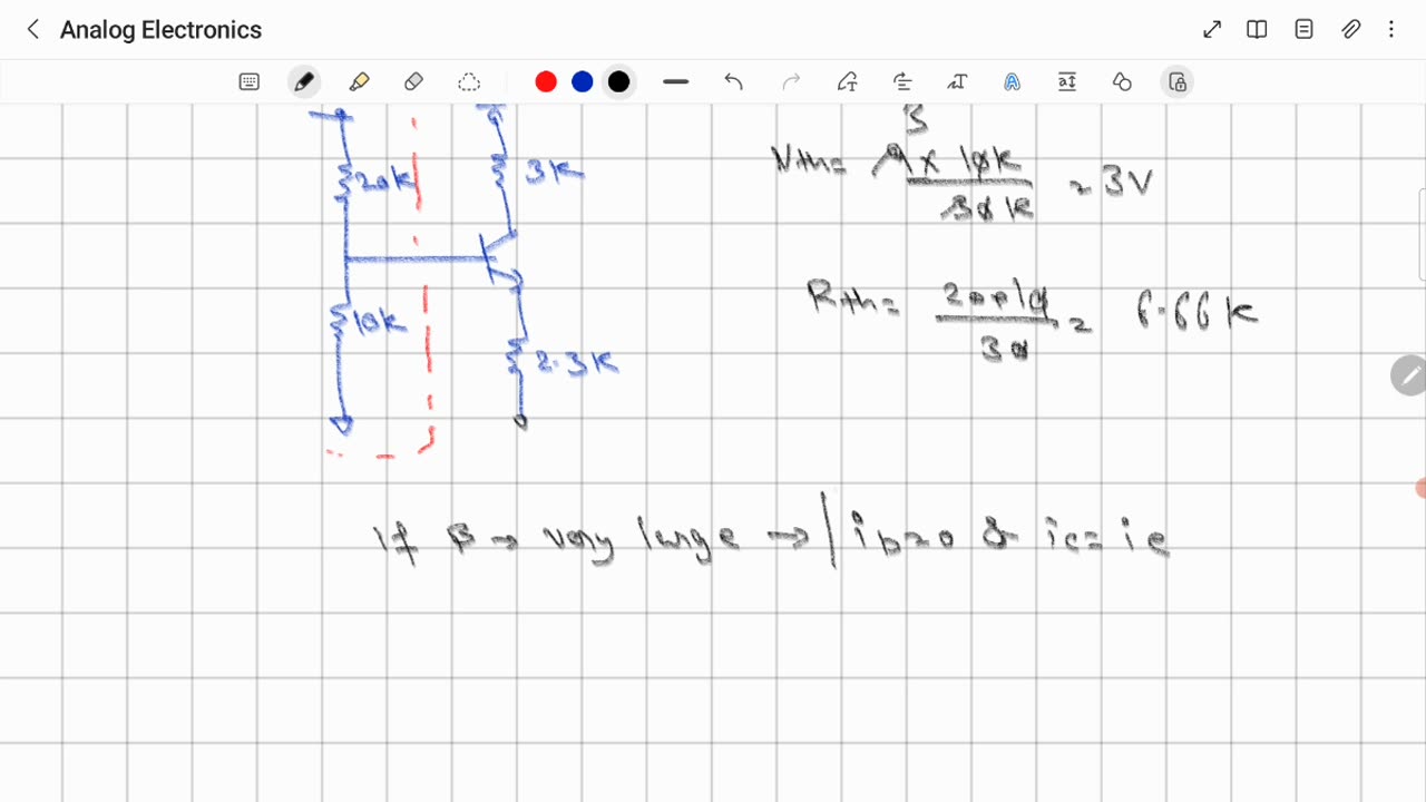 Npn bjt amplifier numerical