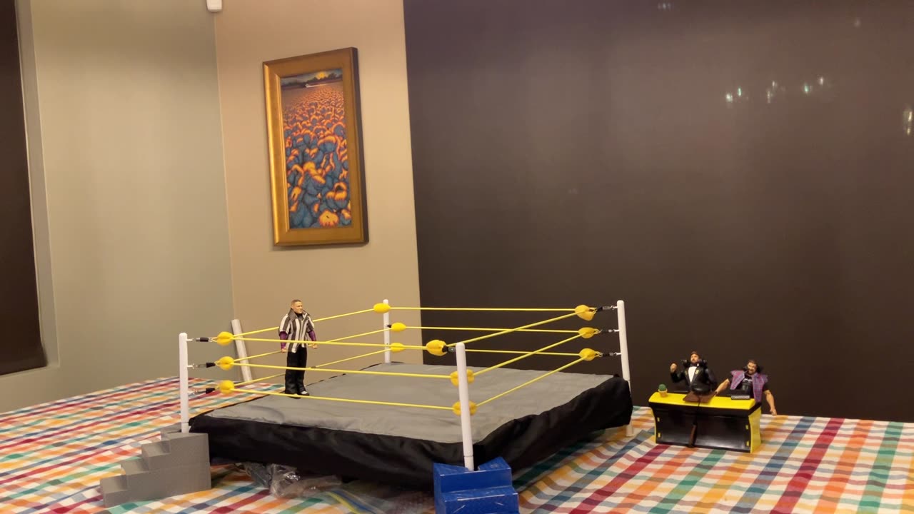 Action figure wrestling all stars