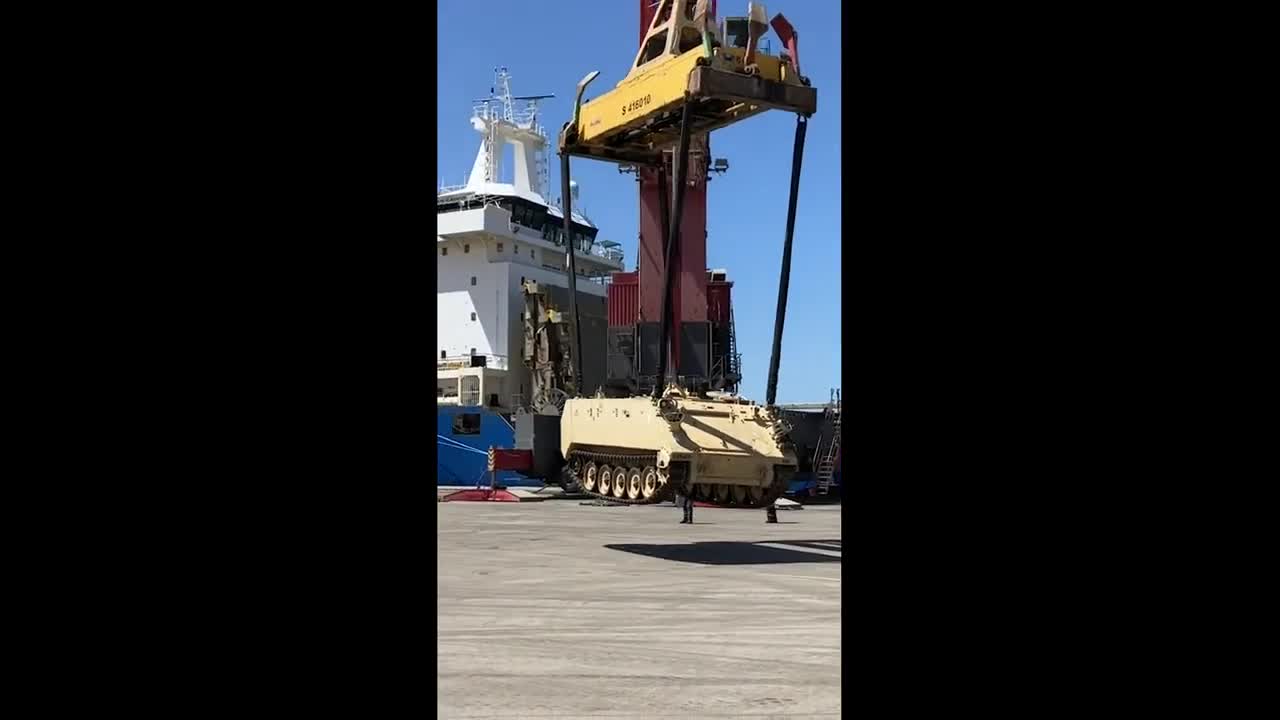 Moving the _Armor from sea to land!_1