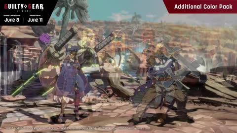 GUILTY GEAR -STRIVE- Alternate Colors Reveal Trailer