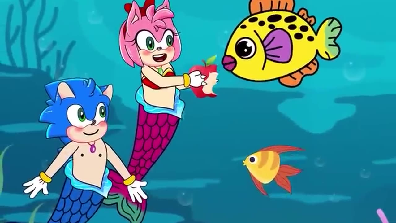 Top 3 Mermaid Baby Saved the Mother Fish - Funny Animation 🤣🤣🤣 #shorts #animation #story