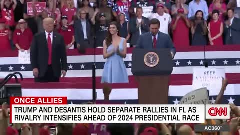 Trump and DeSantis rivalry spills into public view