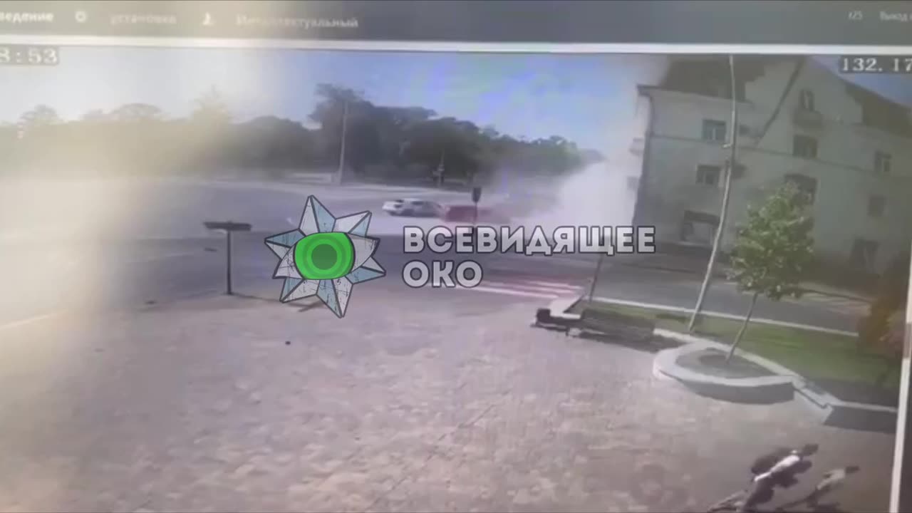 2023-08-18 Chernihiv (Ucraina) - missile russo intercettato manca il bersaglio di pochi metri