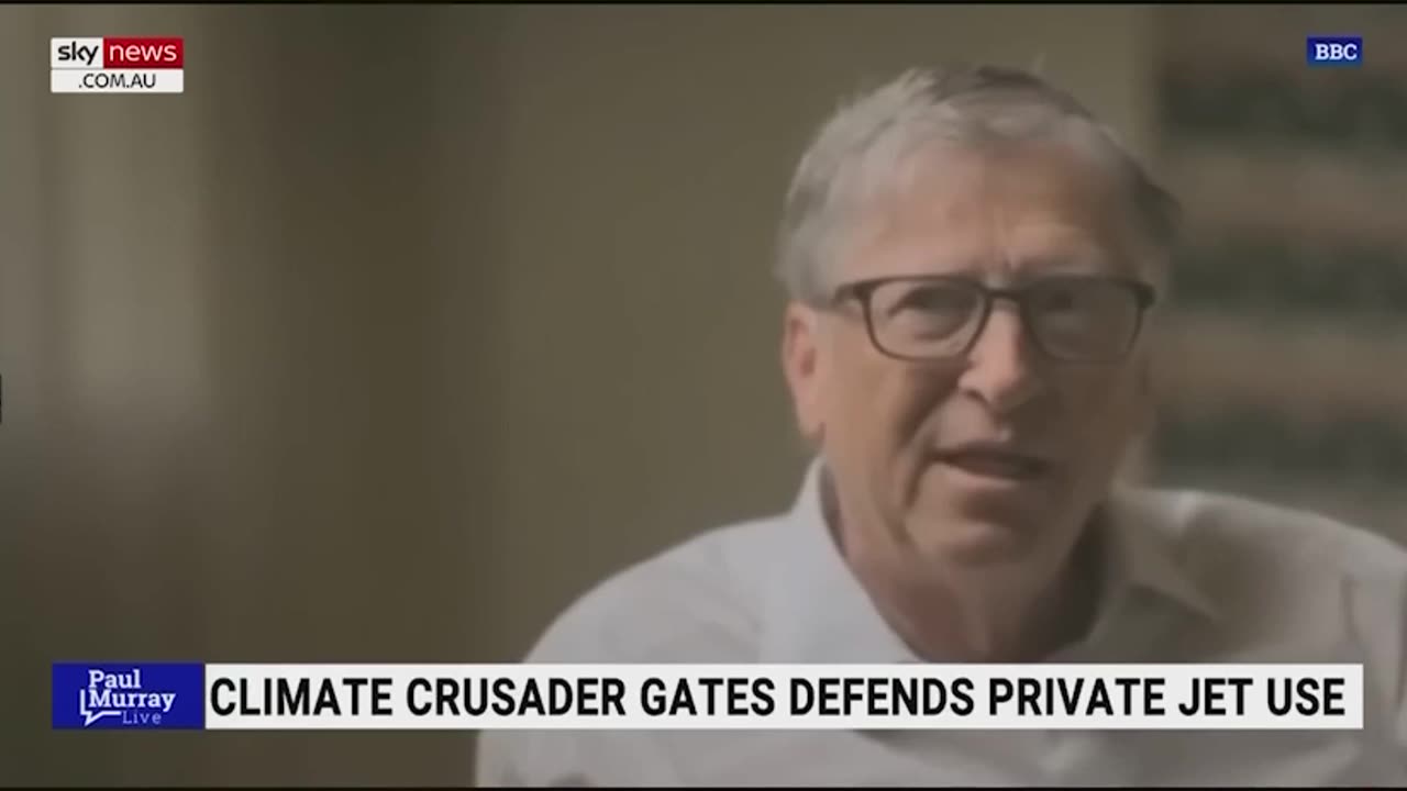 BBC: Bill Gates becomes visibly unsettled after being called a climate hypocrite to his face