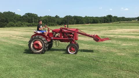 Farmall A with loader