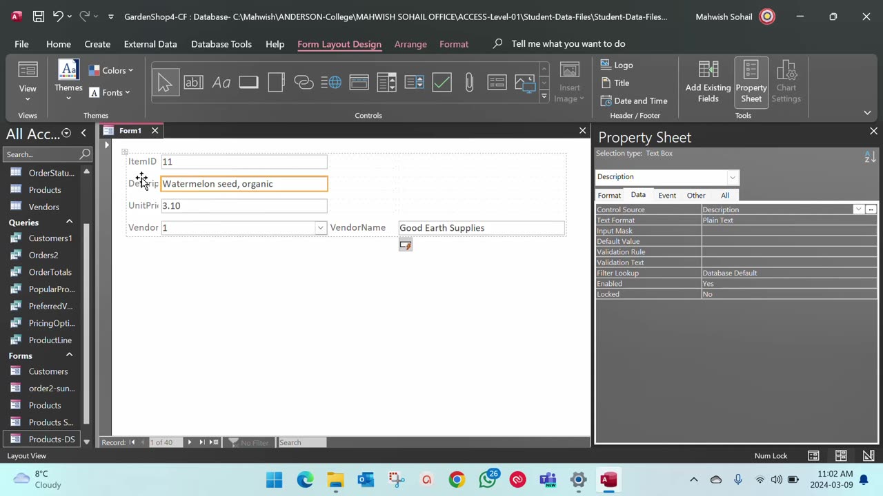 Access-Chapter04- Assessment 03