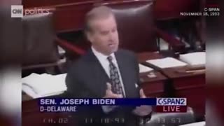 In 1993, racist Joe Biden delivered a hateful speech calling Black men “predators on our streets.”