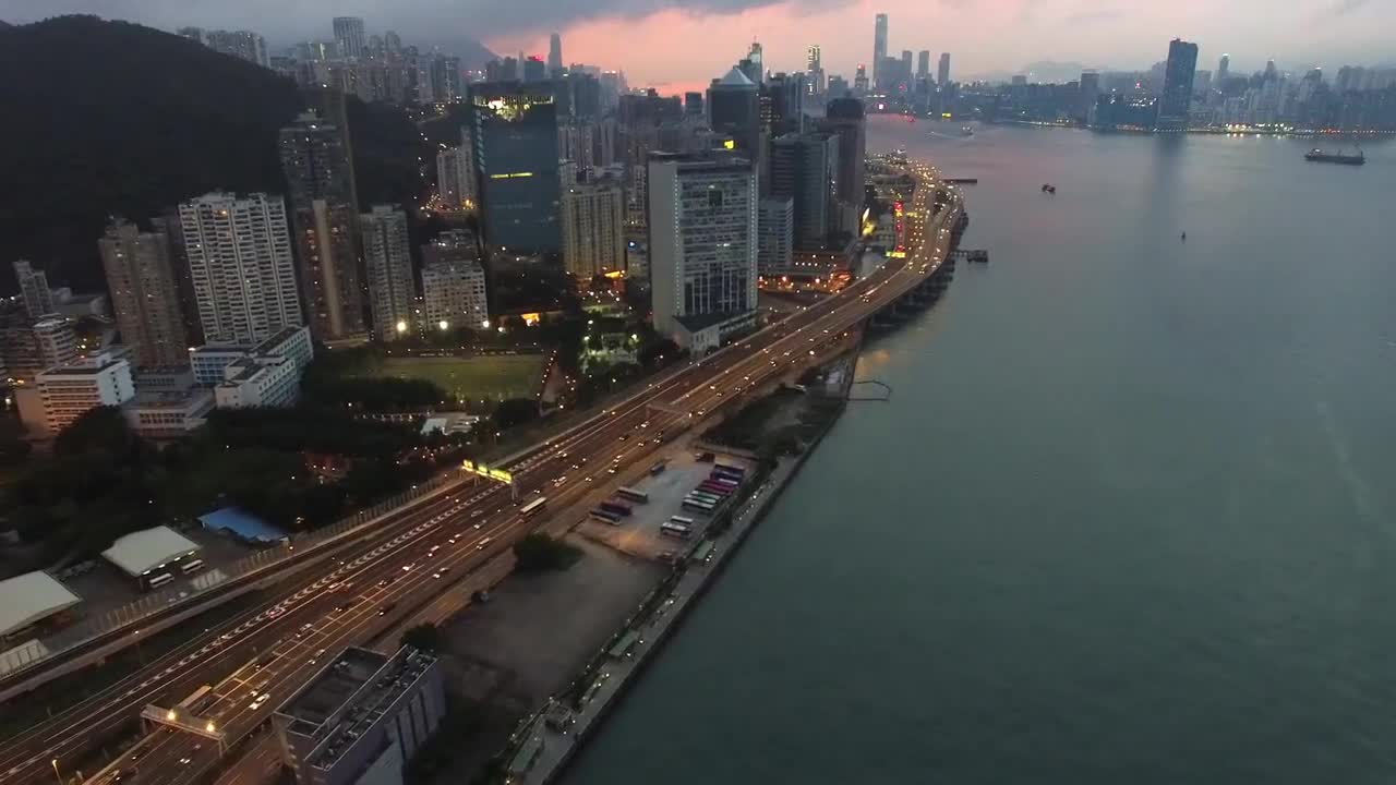 City Architecture Drone Aerial View Free stock footag