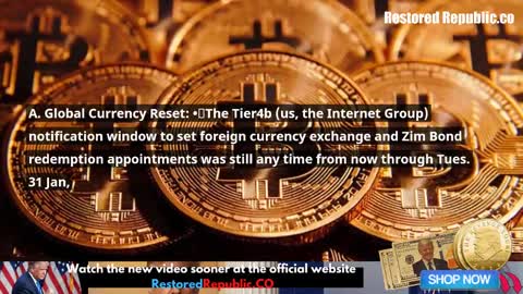 NOTHING CAN STOP WHAT IS COMING!-Restored Republic via a GCR Update as of January 19, 2023