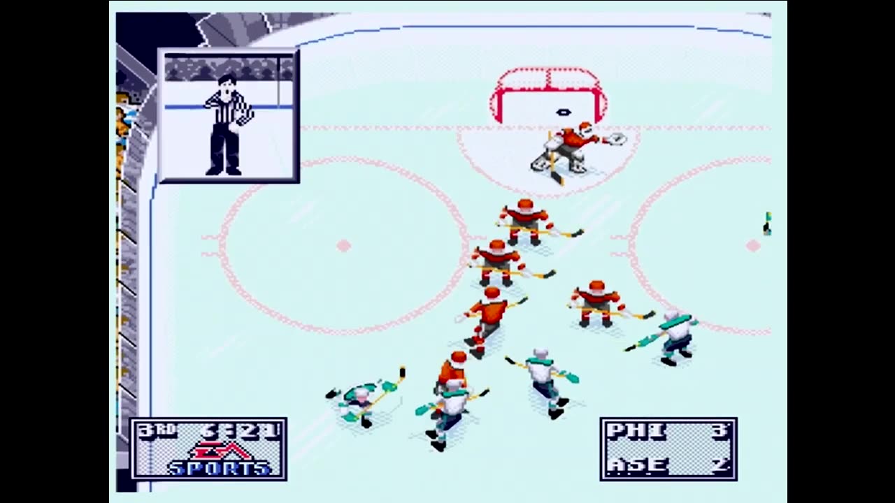 NHL95 (Sega Genesis) Philadelphia vs All Stars E. Part3