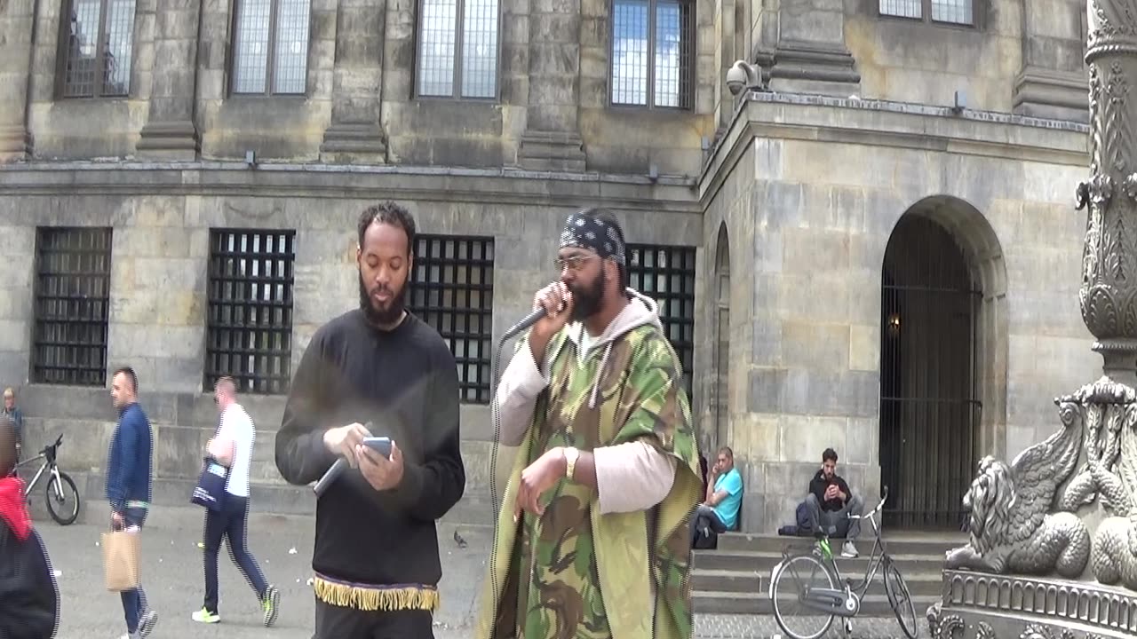 Hebrew Israelites Prophetic Camp Street Teaching 8-6- 2024 Amsterdam (The Dam/Netherlands) Pt 1