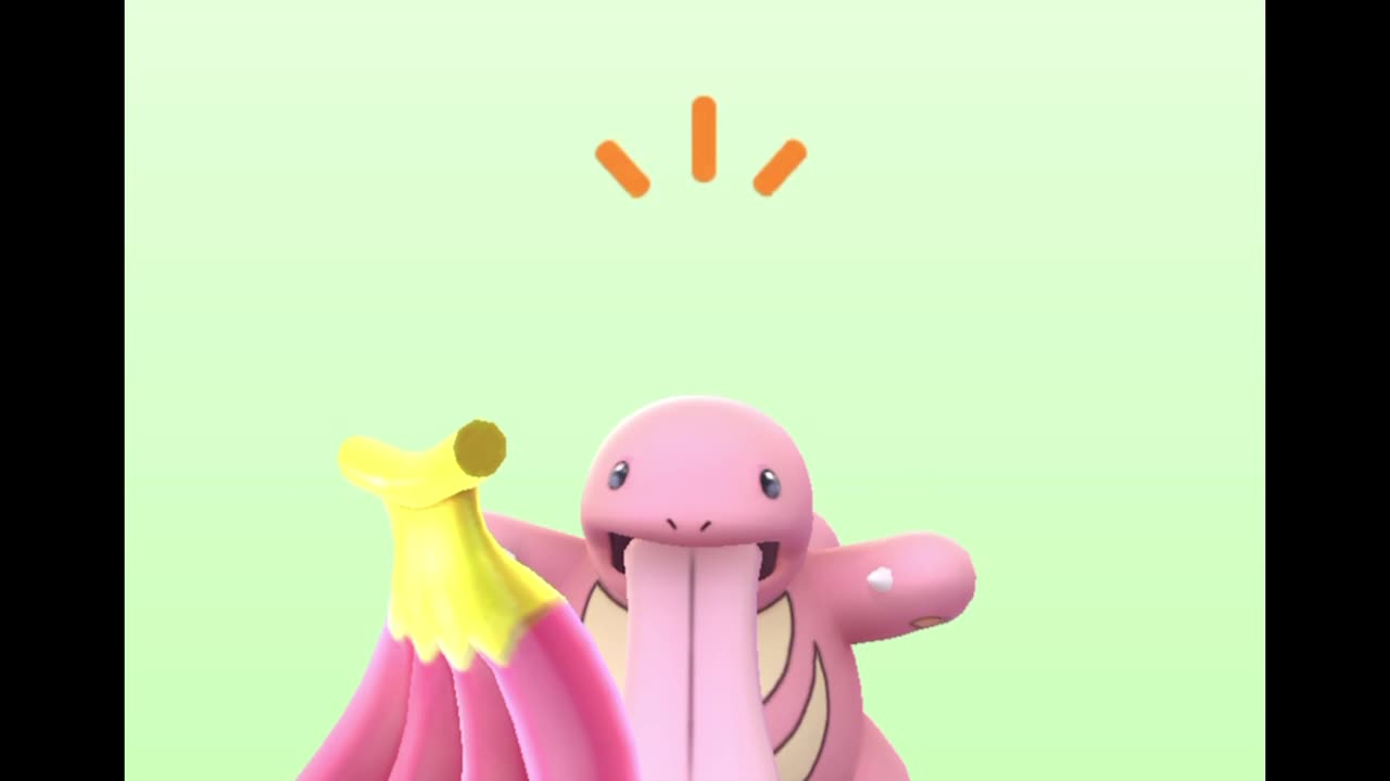 Pokemon GO - gintotski Playing with Buddy Lickitung