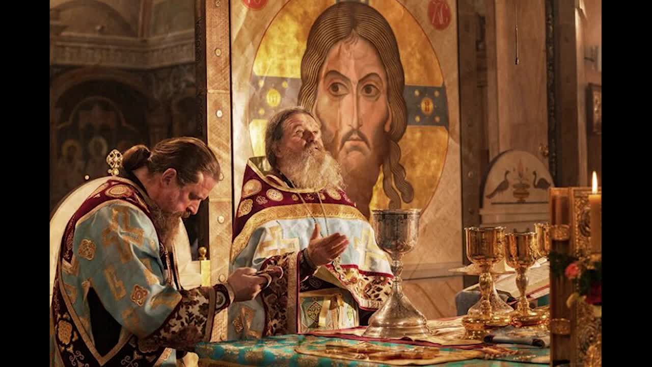 The Anaphora (Orthodox Divine Liturgy) in English Анафора (православная Божественная литургия)