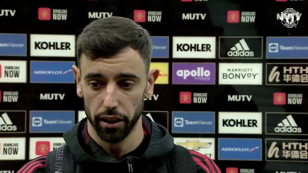 Solskjaer & Fernandes react to derby defeat | Manchester United 0-2 Manchester City | Premier League