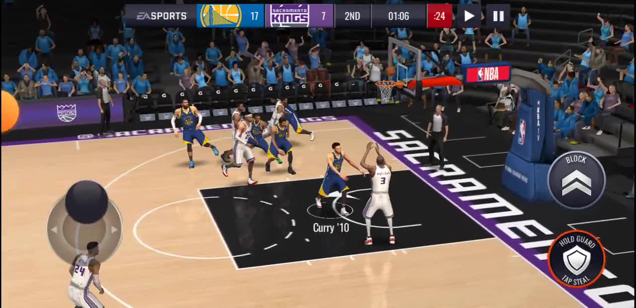 PLAYING NBA LIVE FOLLOW/LIKE