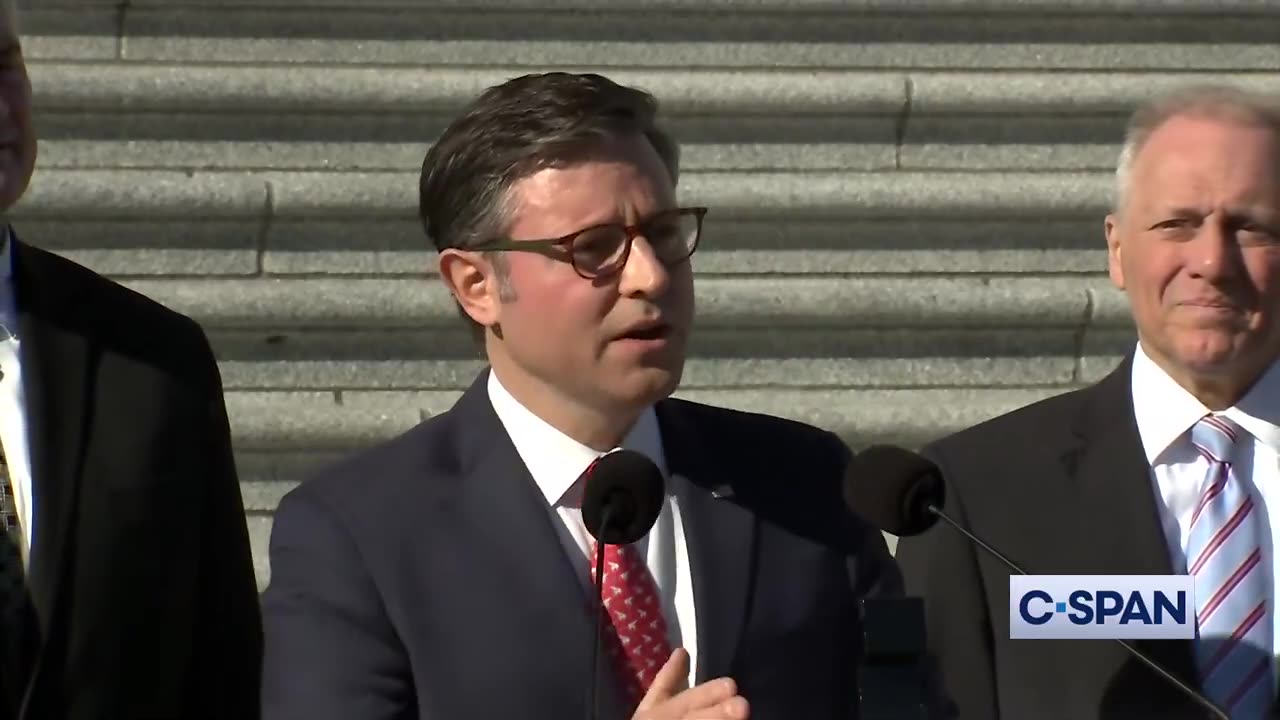 WATCH: Speaker Johnson Celebrates GOP Trifecta After Keeping House Majority