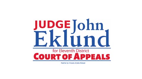 Judge John Eklund for Ohio's 11th District Court of Appeals.