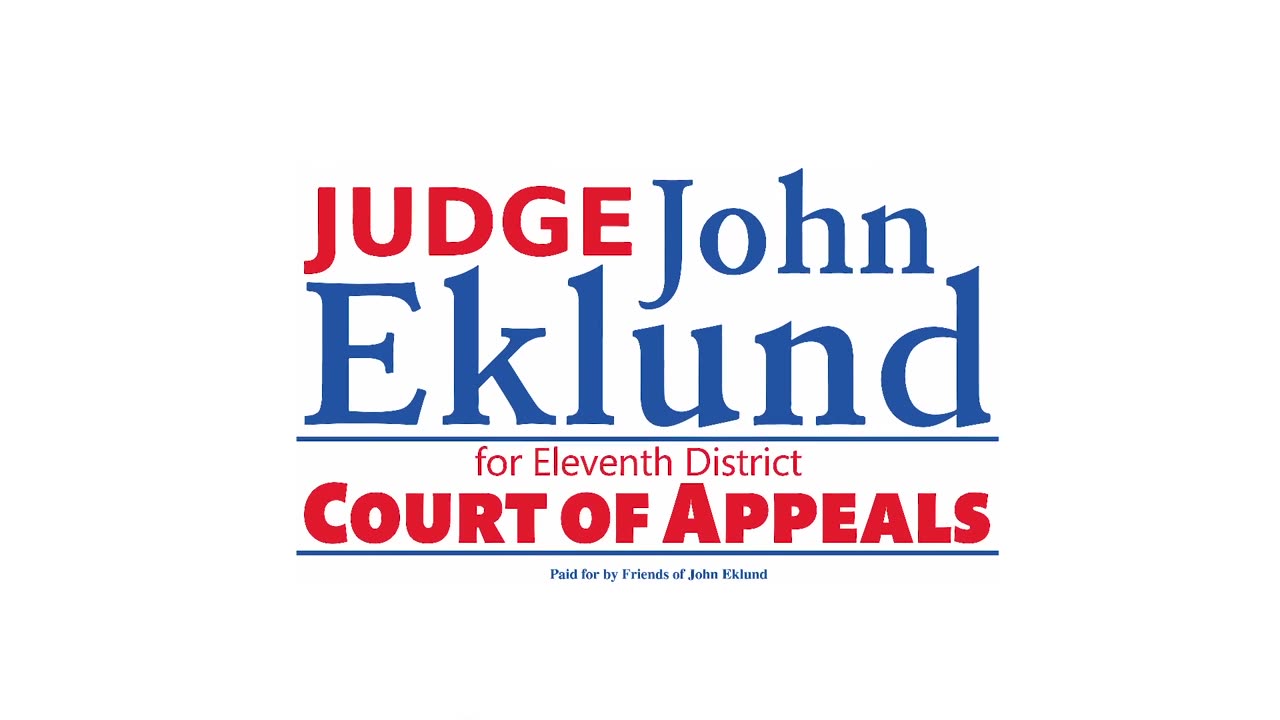 Judge John Eklund for Ohio's 11th District Court of Appeals.