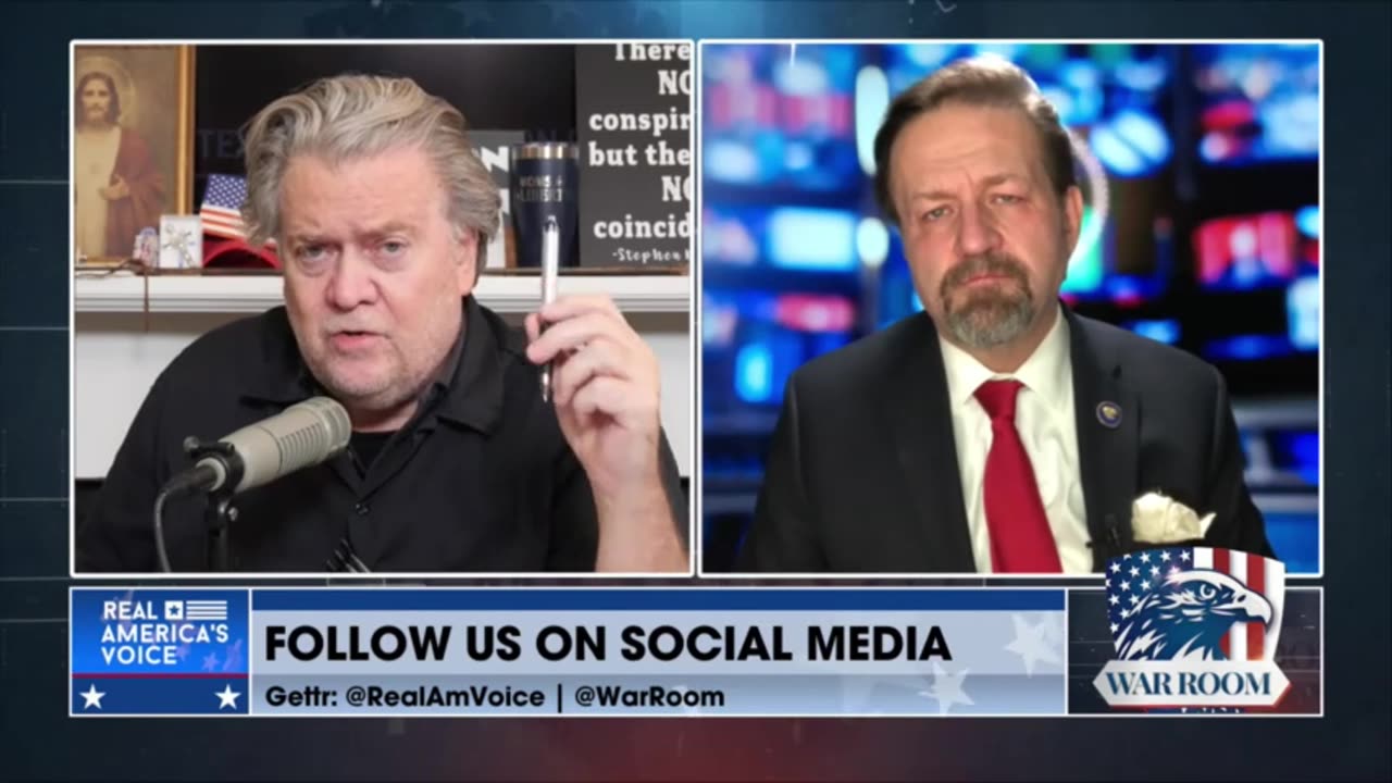 Jordan & Comer need to get serious with the FBI. Seb Gorka with Steve Bannon