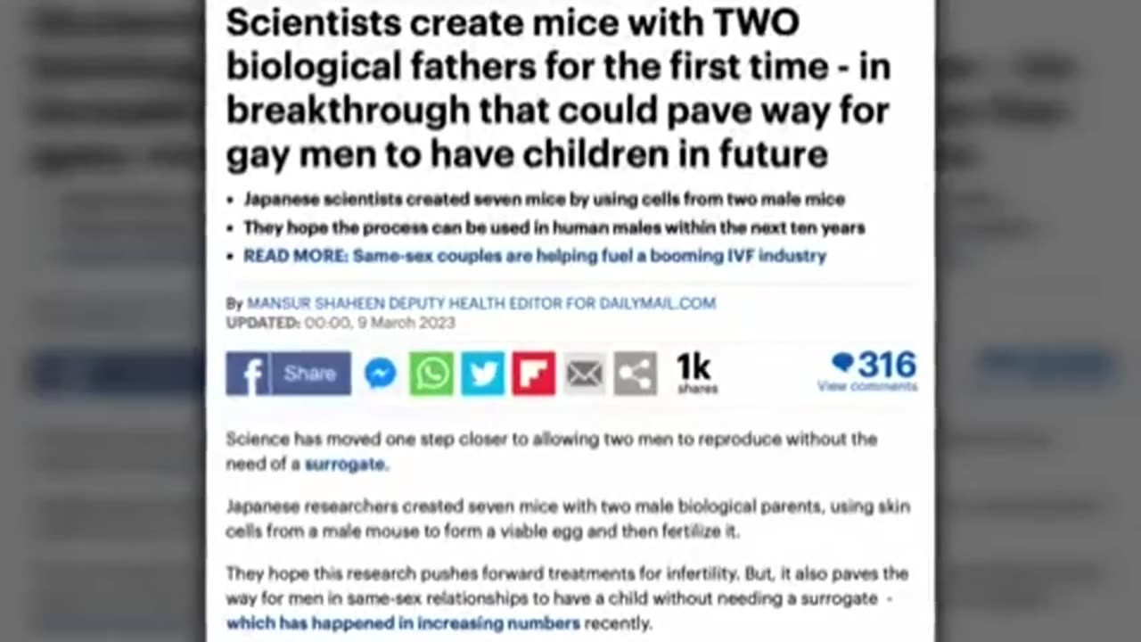 WEF BANS NATURAL CONCEPTION - ALL BABIES MUST BE LAB-GROWN BY 2030