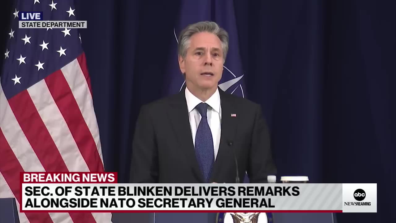 Secretary of State Blinken delivers remarks after drone attack