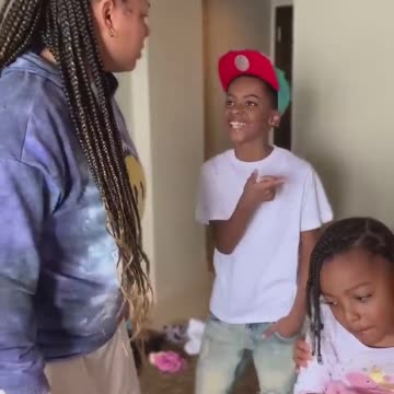 Momma said put the clothes in the dryer