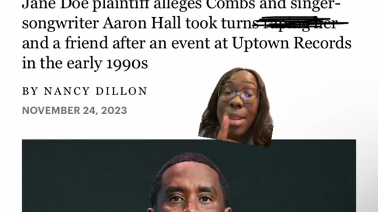 SEAN DIDDY COMBS ACCUSED OF SEXUALLY ASSAULTING & DRUGGING A WOMAN IN 1991 AFTER DATE AND FILMED THE ATTACK