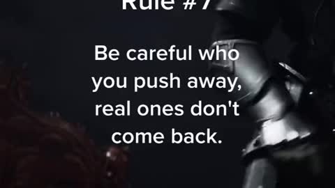 Rule #7