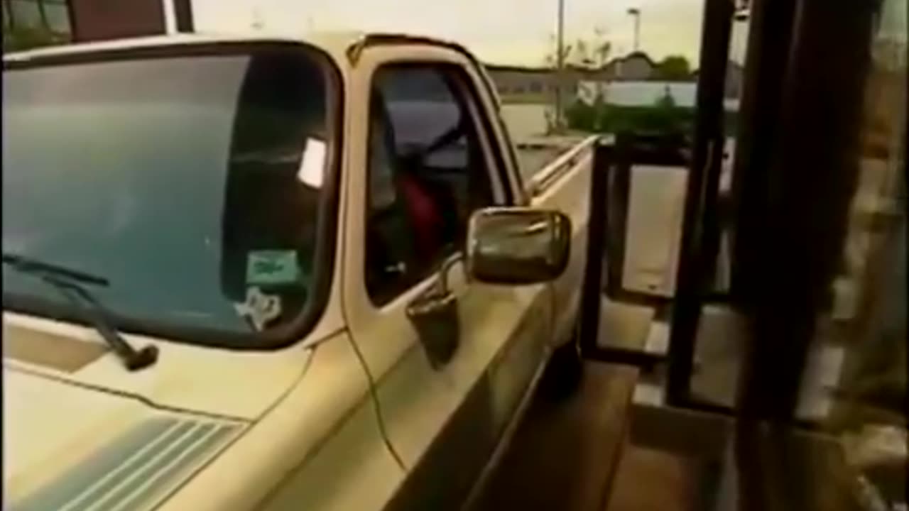 Jack-In-The-Box drive-thru in the year 1997