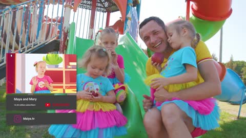 Funny Kids on playground Best Songs for children and Family Stories