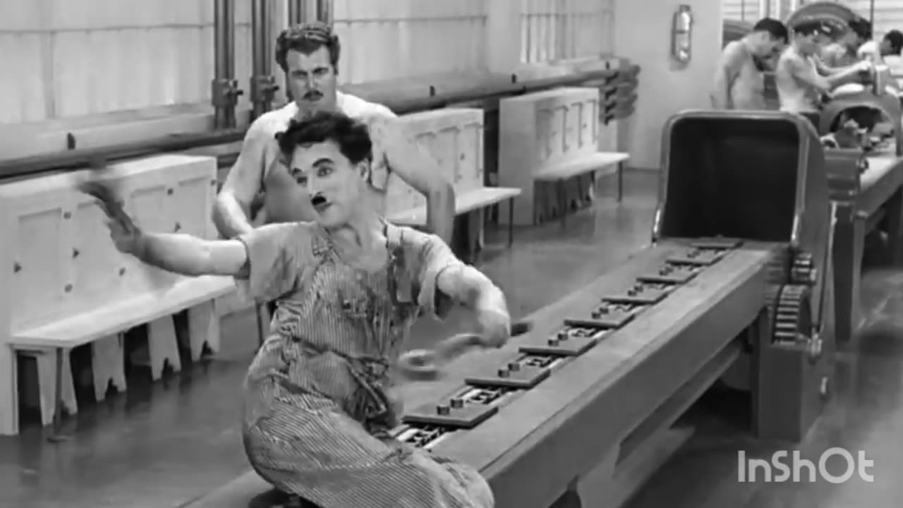 Charlie Chaplin - Factory Scene