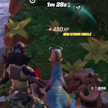 I'm Riding A DINOSAUR! (Fortnite)